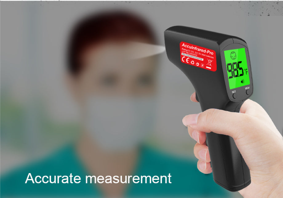 AccuMed Jumper Non-Contact Infrared Thermometer for Forehead (JPD-FR300)  FDA Cleared 