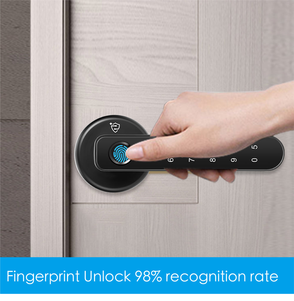SmartAccess X1:Fingerprint/Passcode/Smartphone/Key Door Lock