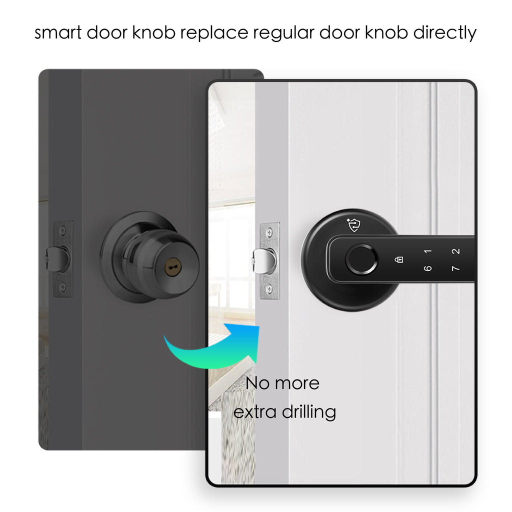 SmartAccess X1:Fingerprint/Passcode/Smartphone/Key Door Lock